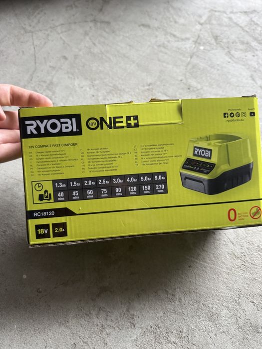 Зарядно устройсто Ryobi 18v Оne+ - Ново