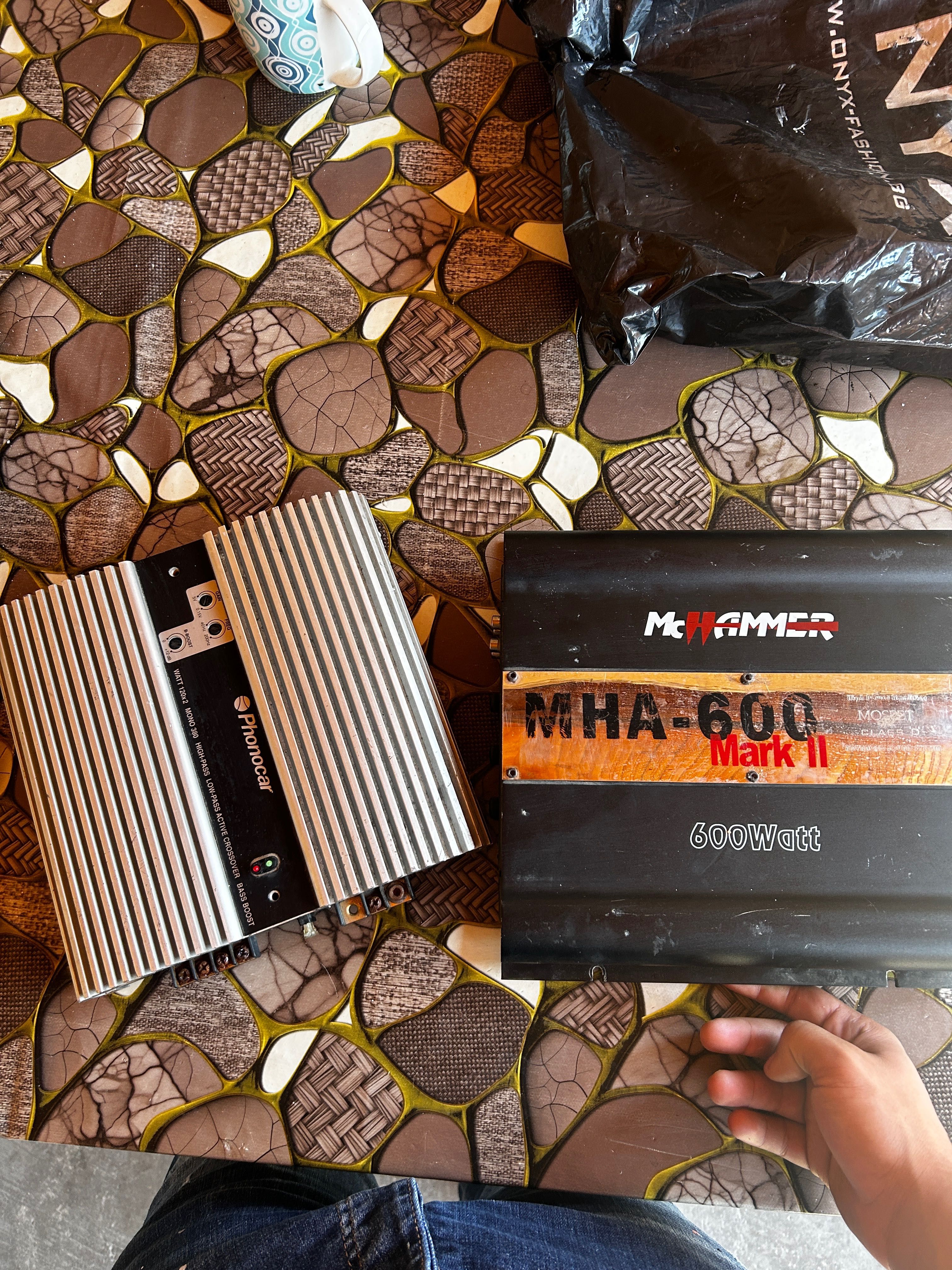 McHammer MHA600 + Phonocar 2×120W Усилвател – Работещи, на добра цена