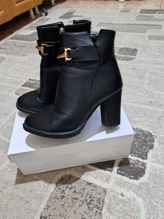 Осенние полусапожки,удобный каблук