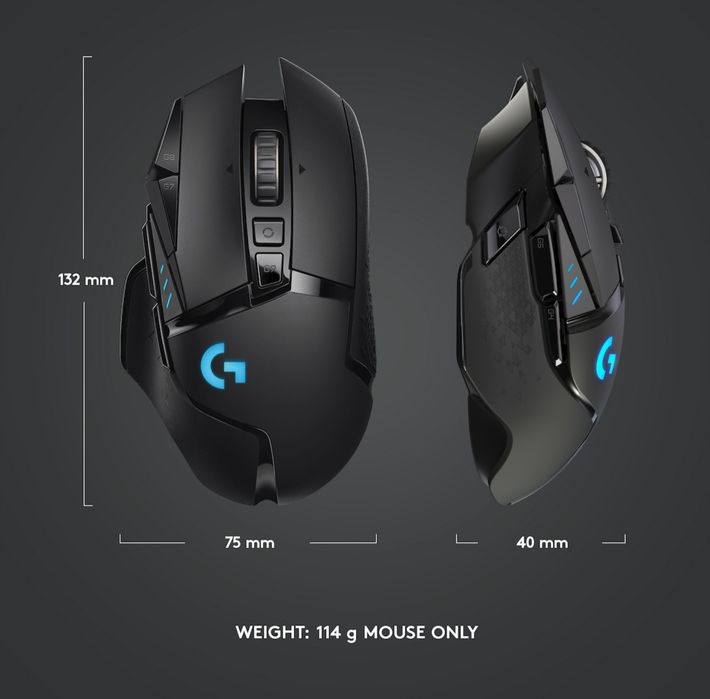 Mouse gaming wireless logitech G502 LightSpeed Hero