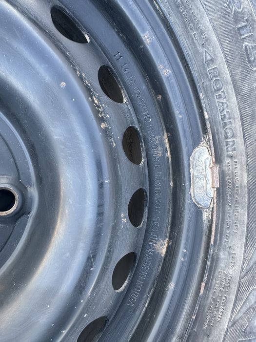 Диски штампованные на хундай киа 15