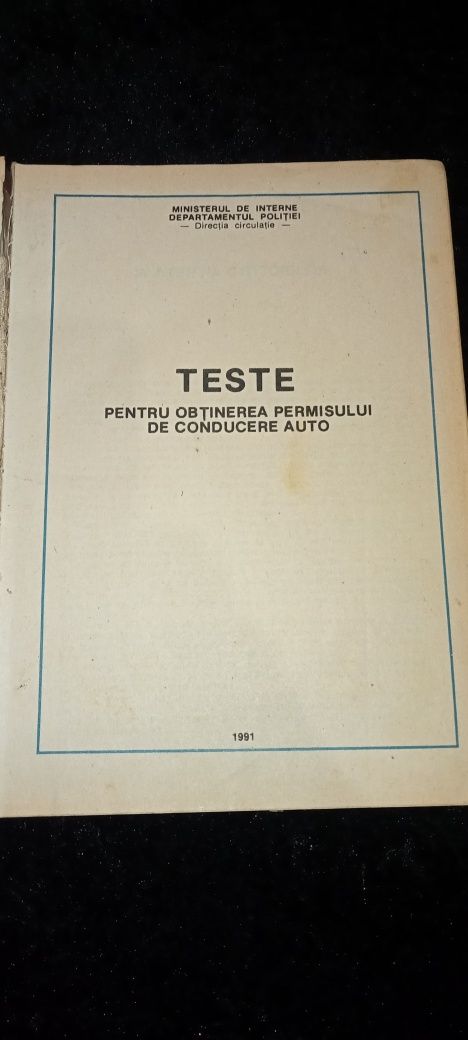 Teste & legislație auto veche 1991