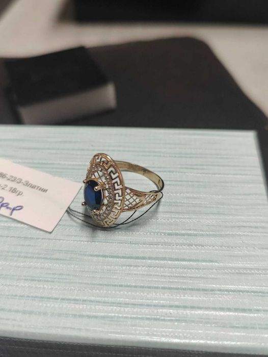 Златен пръстен 2.18гр 14к 60 размер