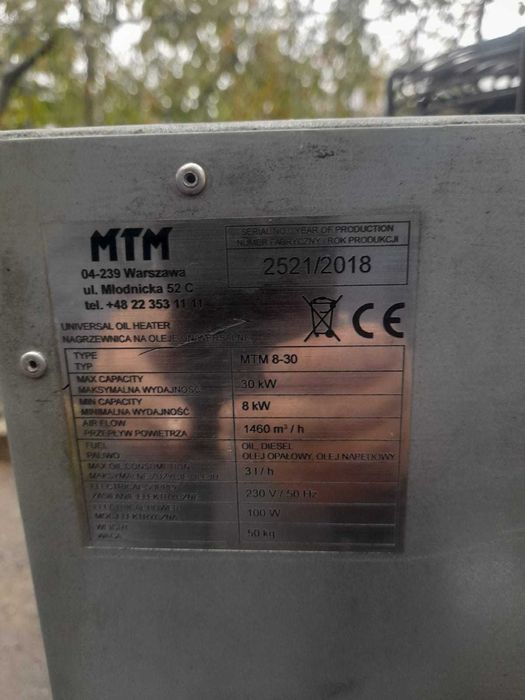 Vînd soba  pe ulei uzat marca mtm