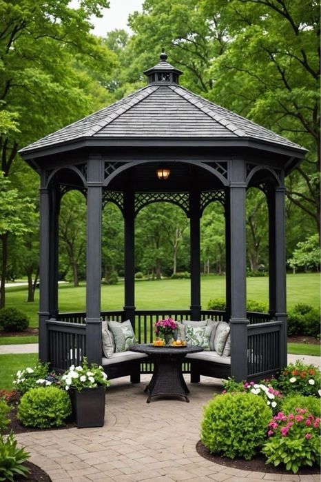 Besedka naves ogrojdeniya беседки навес