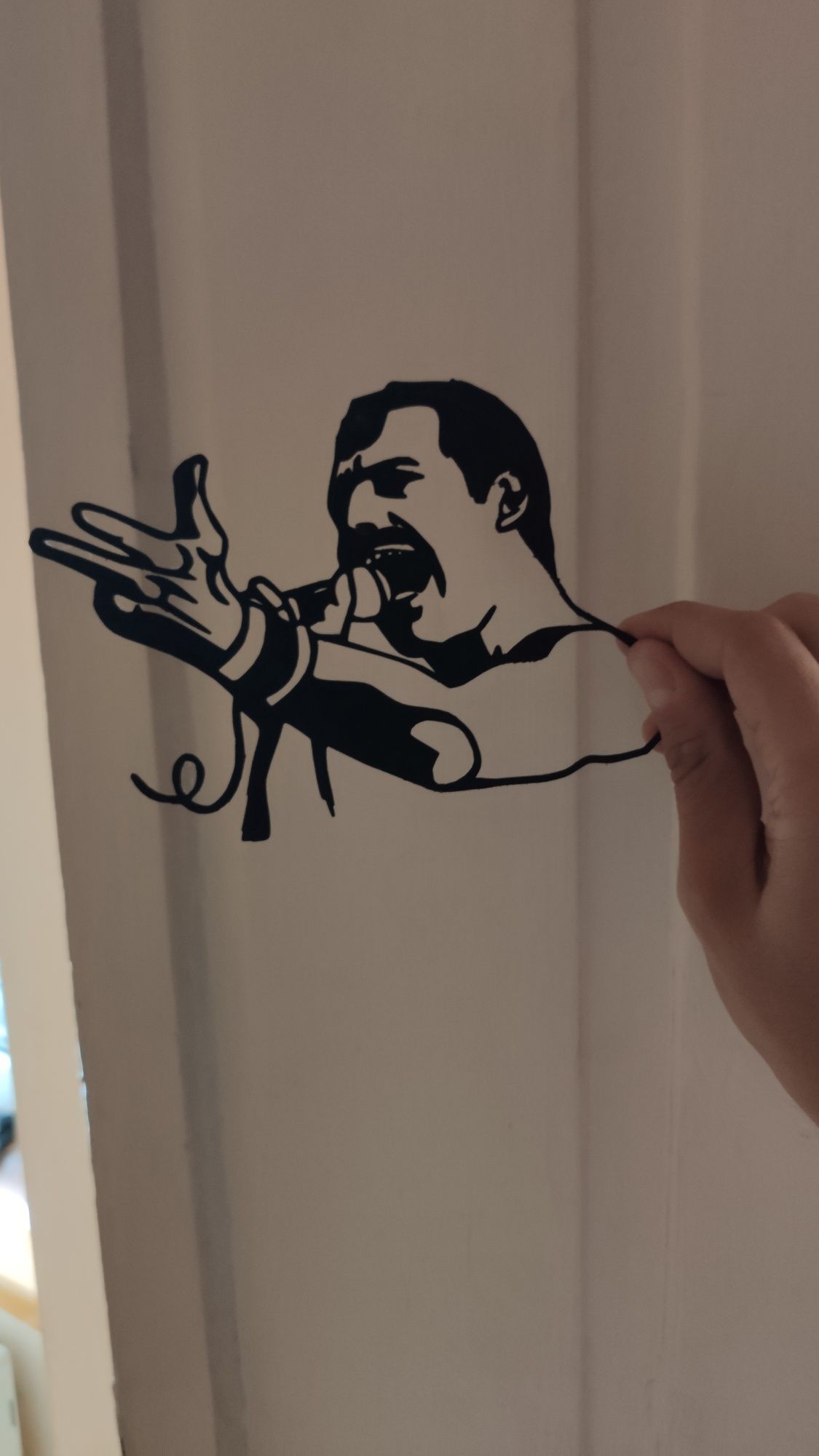 Decorație Perete/Frigider/Geam Freddie Mercury Queen