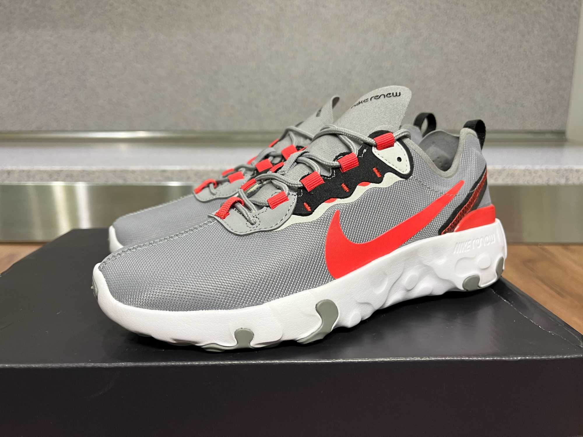 ОРИГИНАЛНИ *** Nike Renew Element 55 / Particle Grey/Track Red