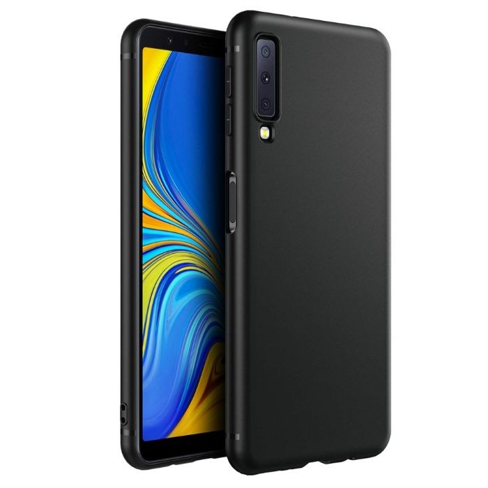 Husa pentru Samsung Galaxy A7 2018, Perfect Fit , Silicon TPU Negru