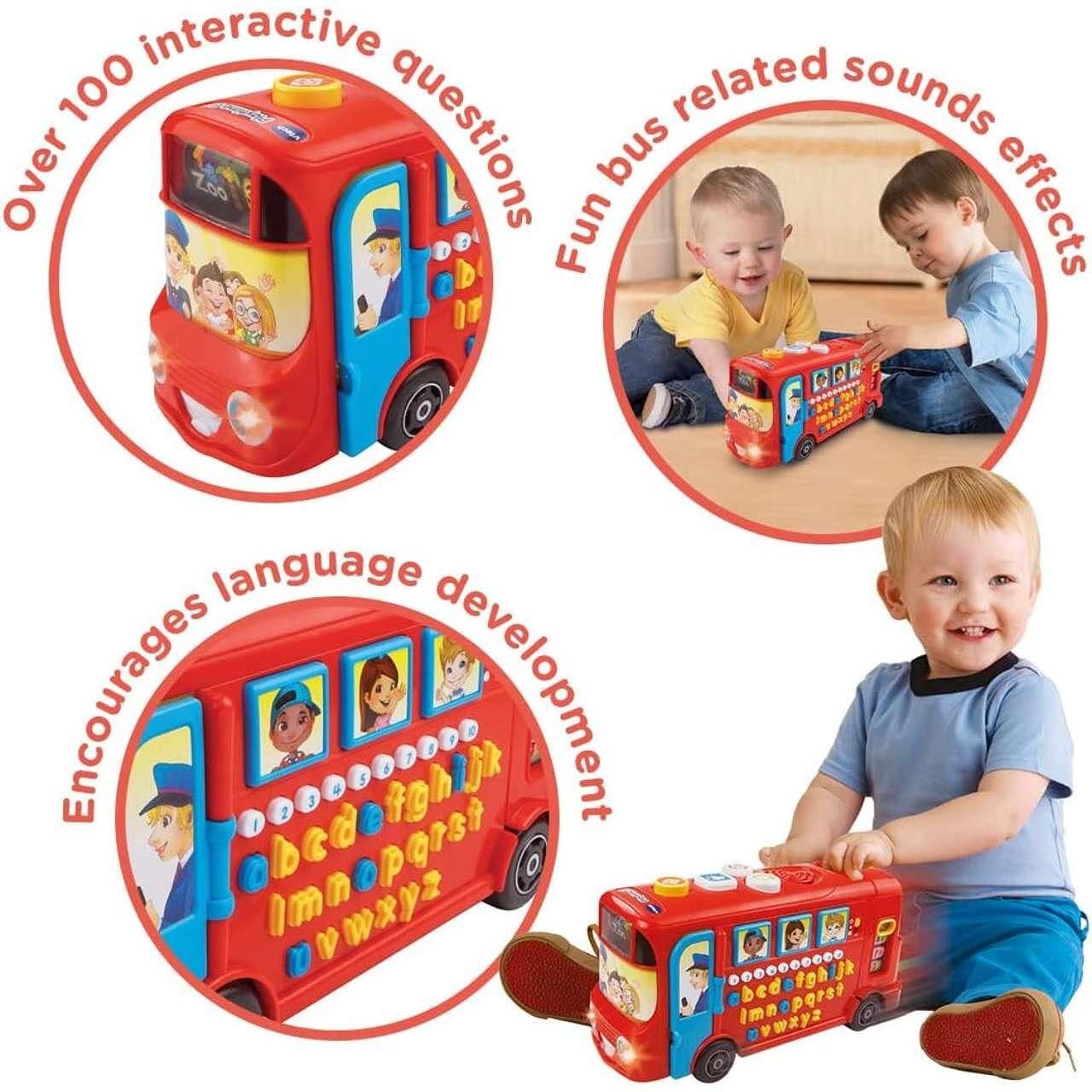 Интерактивна играчка, vtech, образователен автобус