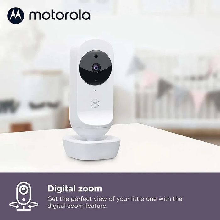 Видео бебефон Motorola Nursery VM44 Connect, Wi-Fi, 4.3" дисплей