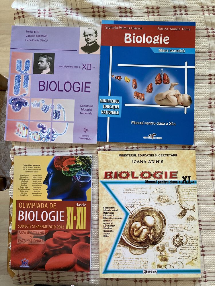 Manuale de Biologie pentru liceu, filiera teoretică