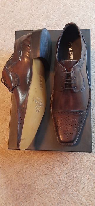 LOT Pantofi bărbați,sub gleznă,la gleznă,integral piele naturală maro