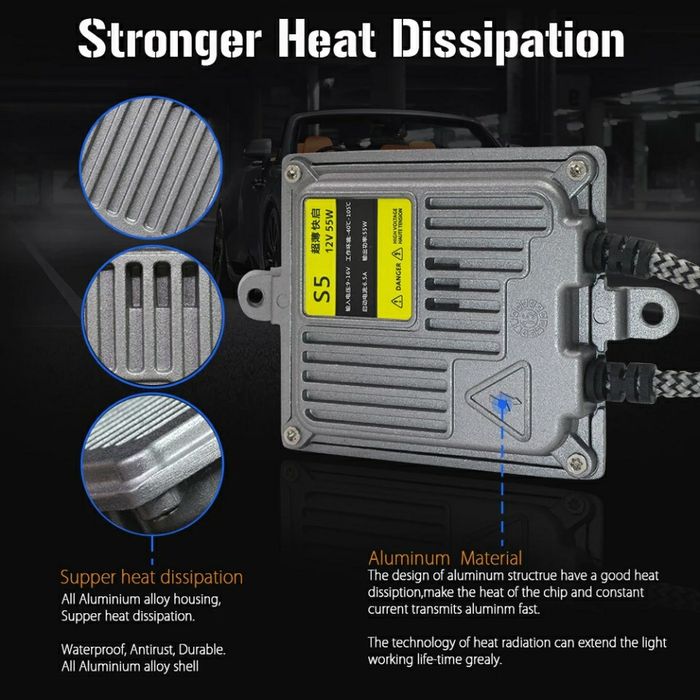 Kit Xenon Complet 55Watti/4300k-5500k-6000k,H3,H4,H7,H8,H9,H11 Can-bus