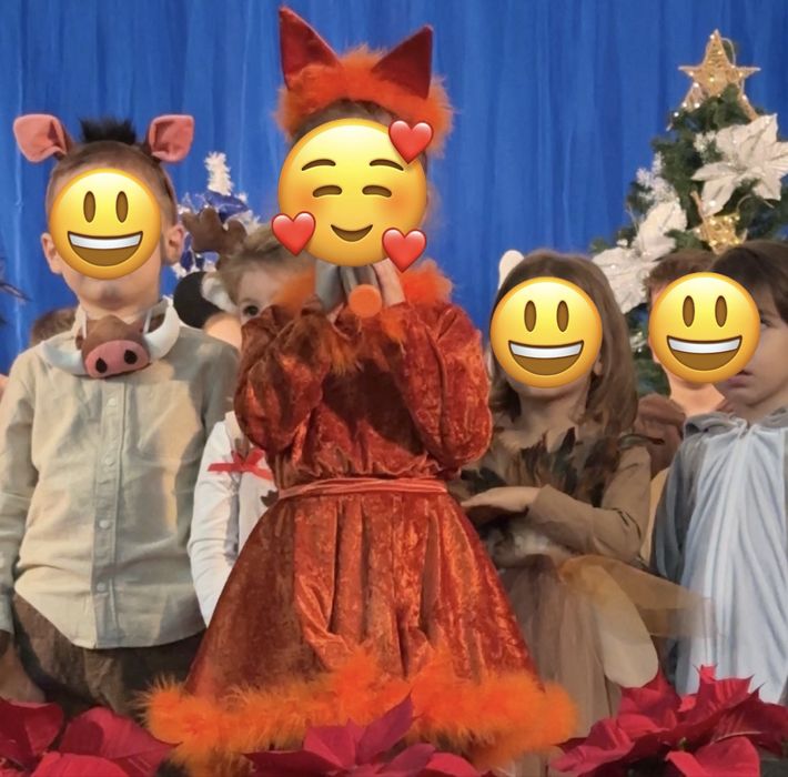 Costum fetite 3-4-5 ani de vulpe