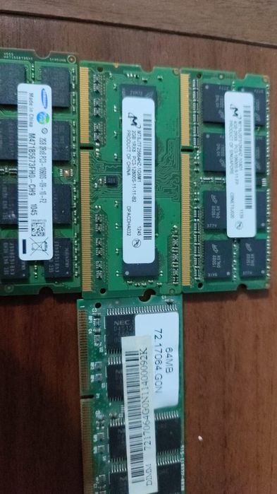 Оперативная память DDR — разные (DDR2, DDR3, старые модули)