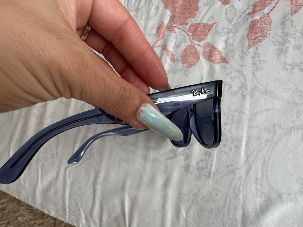 Ochelari RayBan albastri!