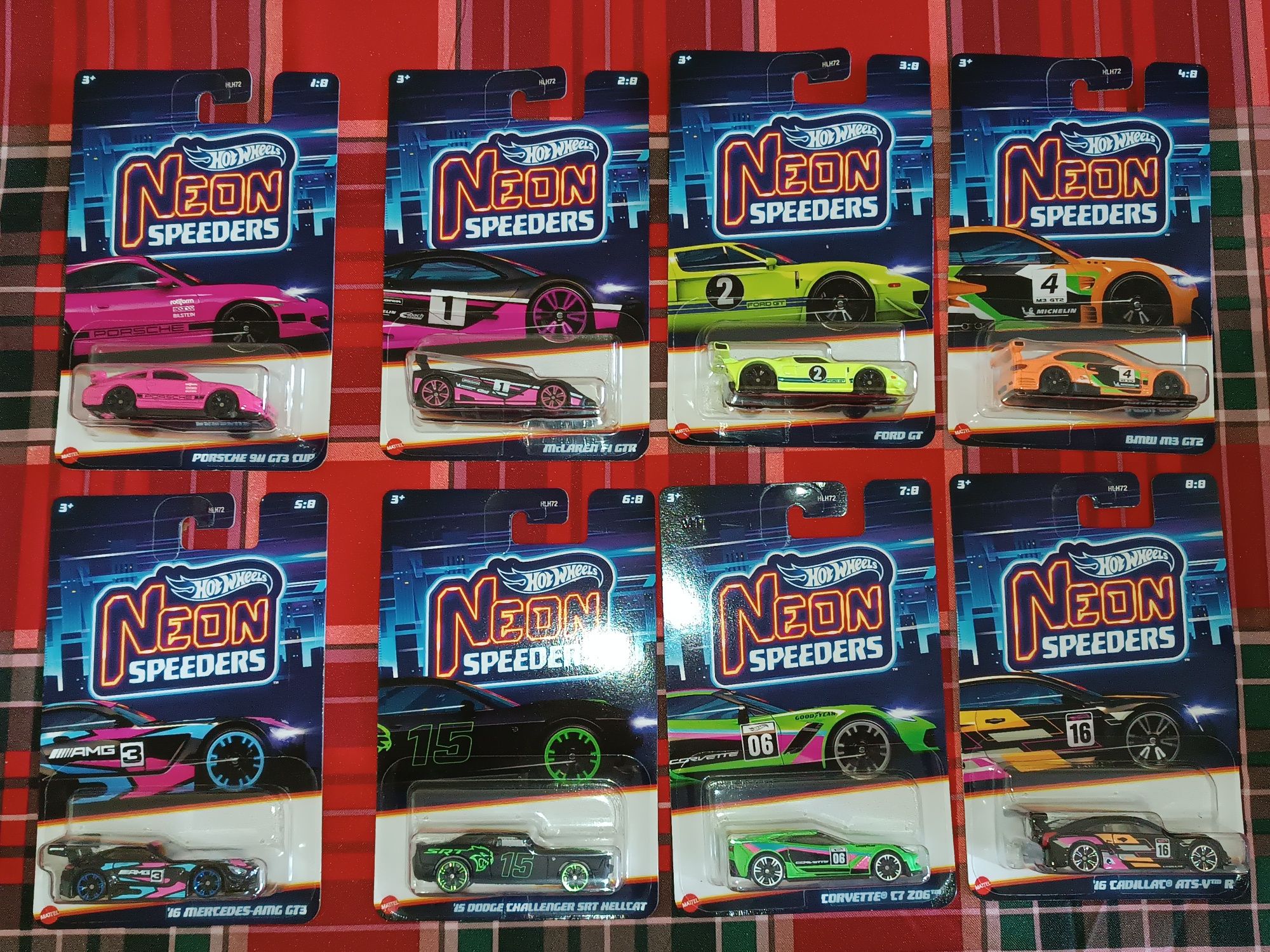 Hot wheels Neon сет НОВО
