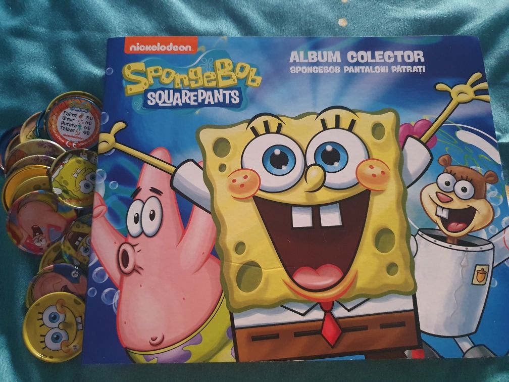 Spongebob squarepants mini discuri disc metal jucarii copii carrefour