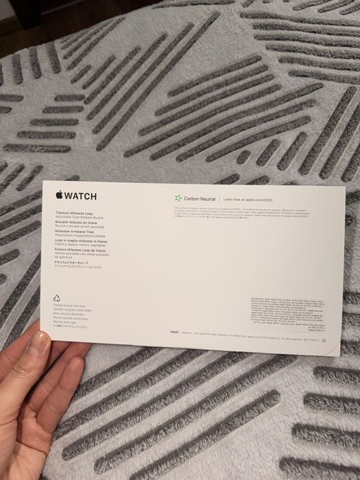 Curea Apple watch milanese loop