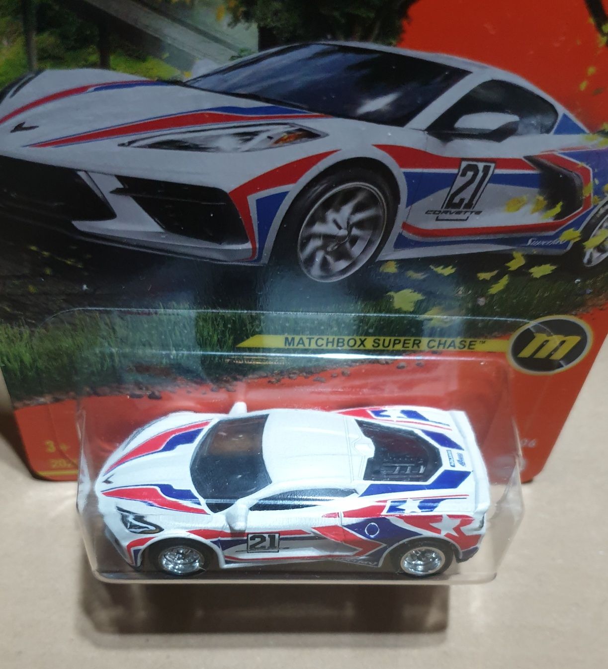 Machetă Matchbox Chevrolet Corvette Super Chase