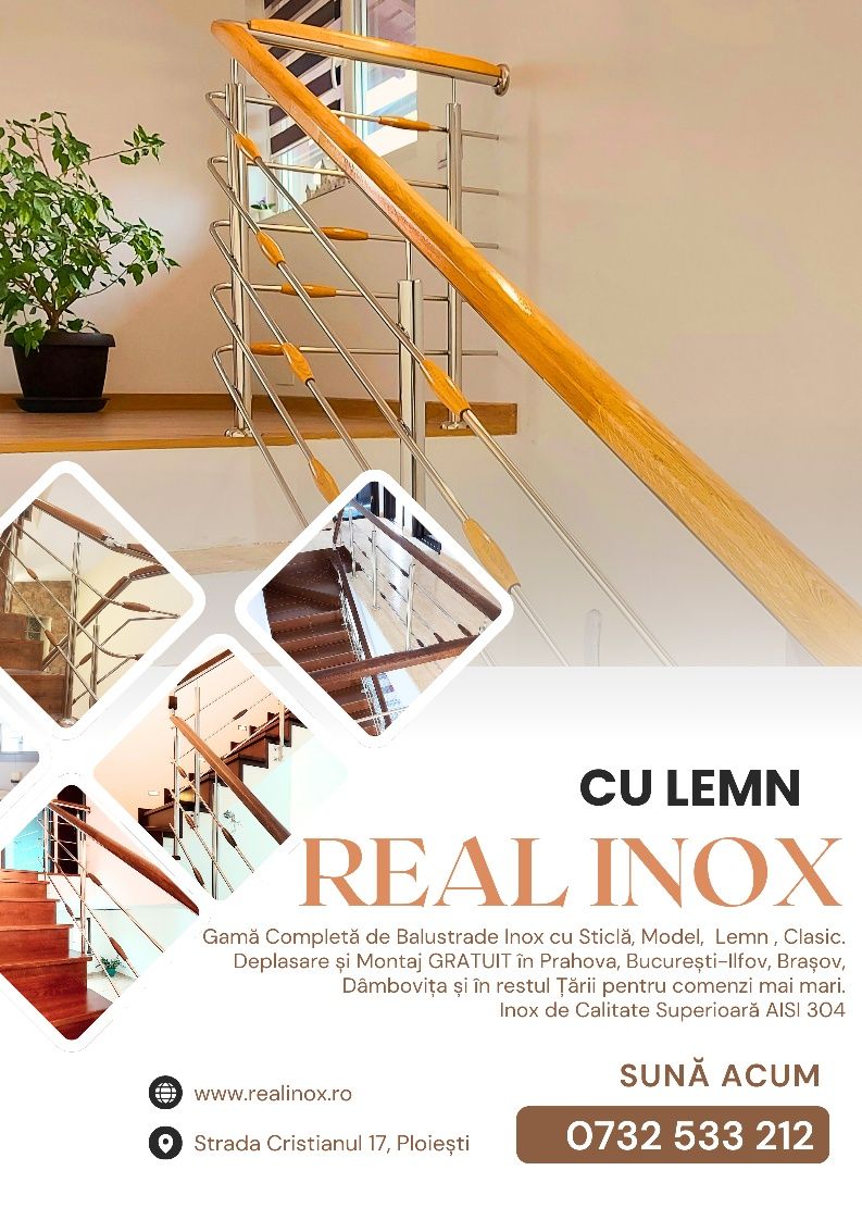 Balustrade din Inox - Real Inox srl