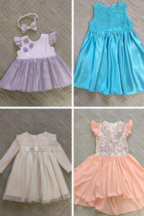 Платье новогоднее нарядное 1 год 2 года 3 года 4 года 5 лет