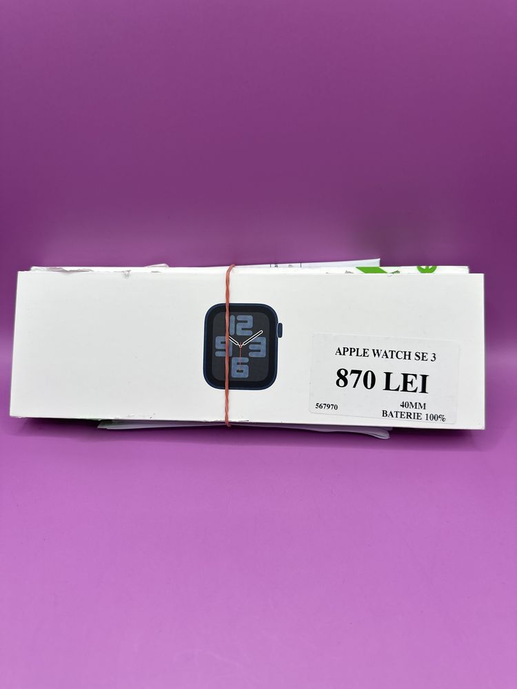 Apple Watch SE 2023 40MM Factura Garantie 2 Ani •Matei Amanet Crangasi