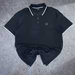 Tricou polo Hugo Boss negru cu logo clasic marimea XL