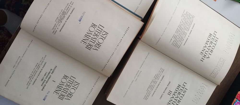 vand 3 volume , Istoria Literaturii romane