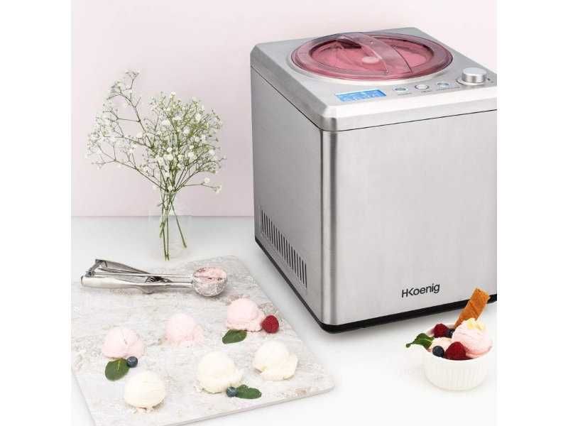 Машина за Сладолед  с Охлаждаща Функция H.Koenig HF340, 2L