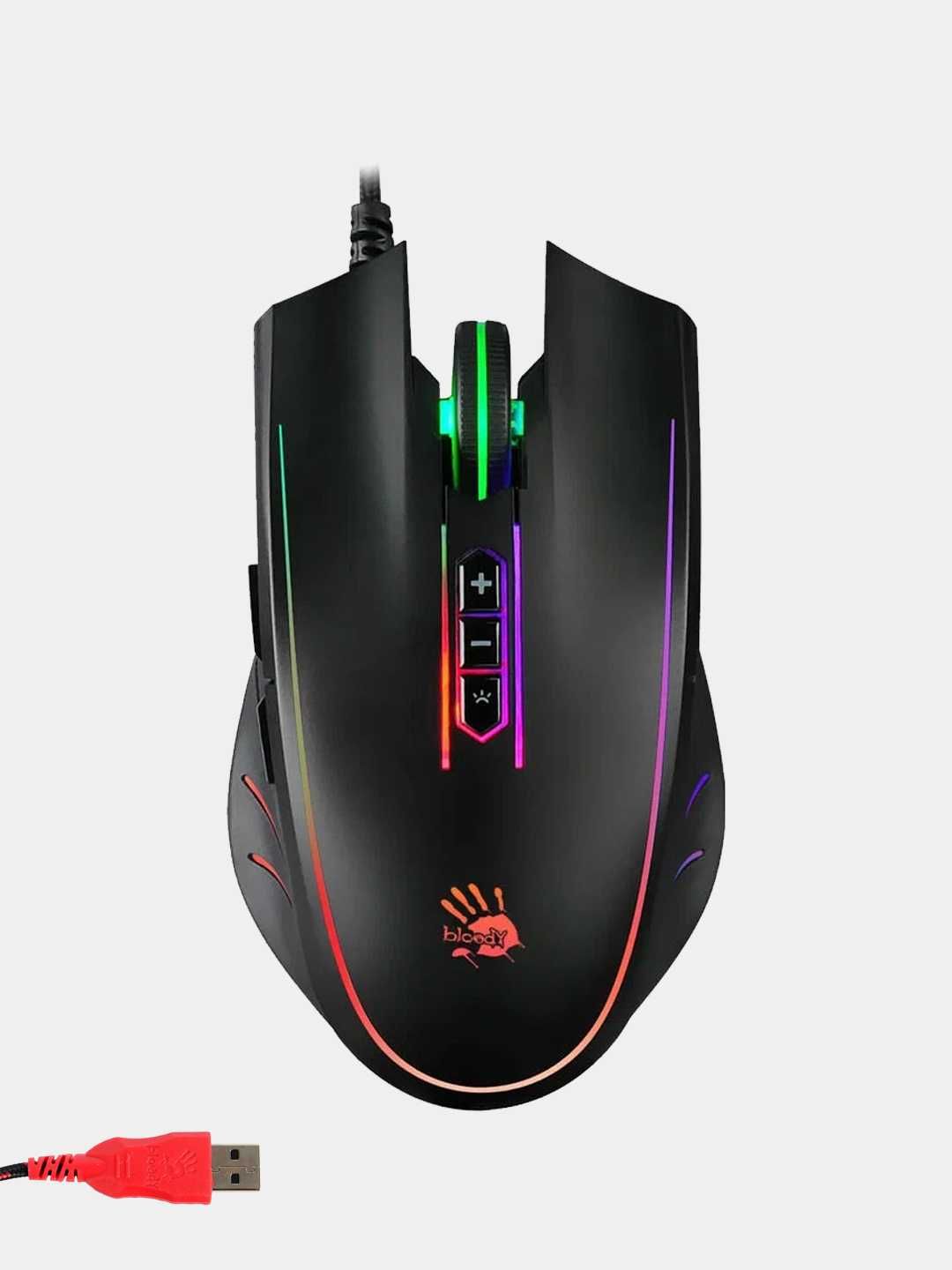 Проводная игровая мышь Bloody Q81/Q80/Q50 Neon X'Glide Gaming Mouse