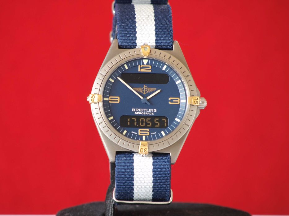 Breitling Aerospace Titanium NASA WATCH, раритетен Часовник