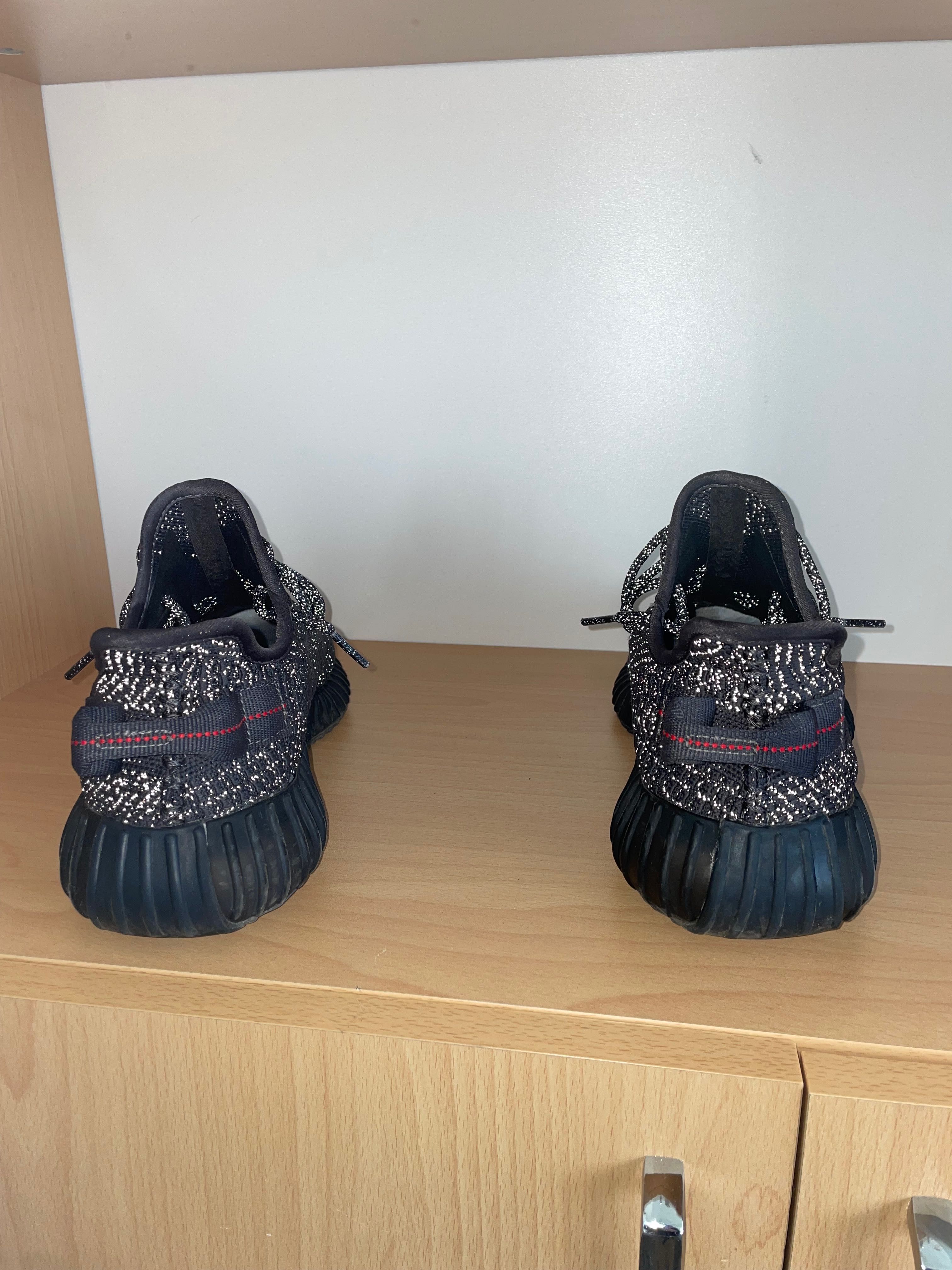 Yeezy 350 black shoes