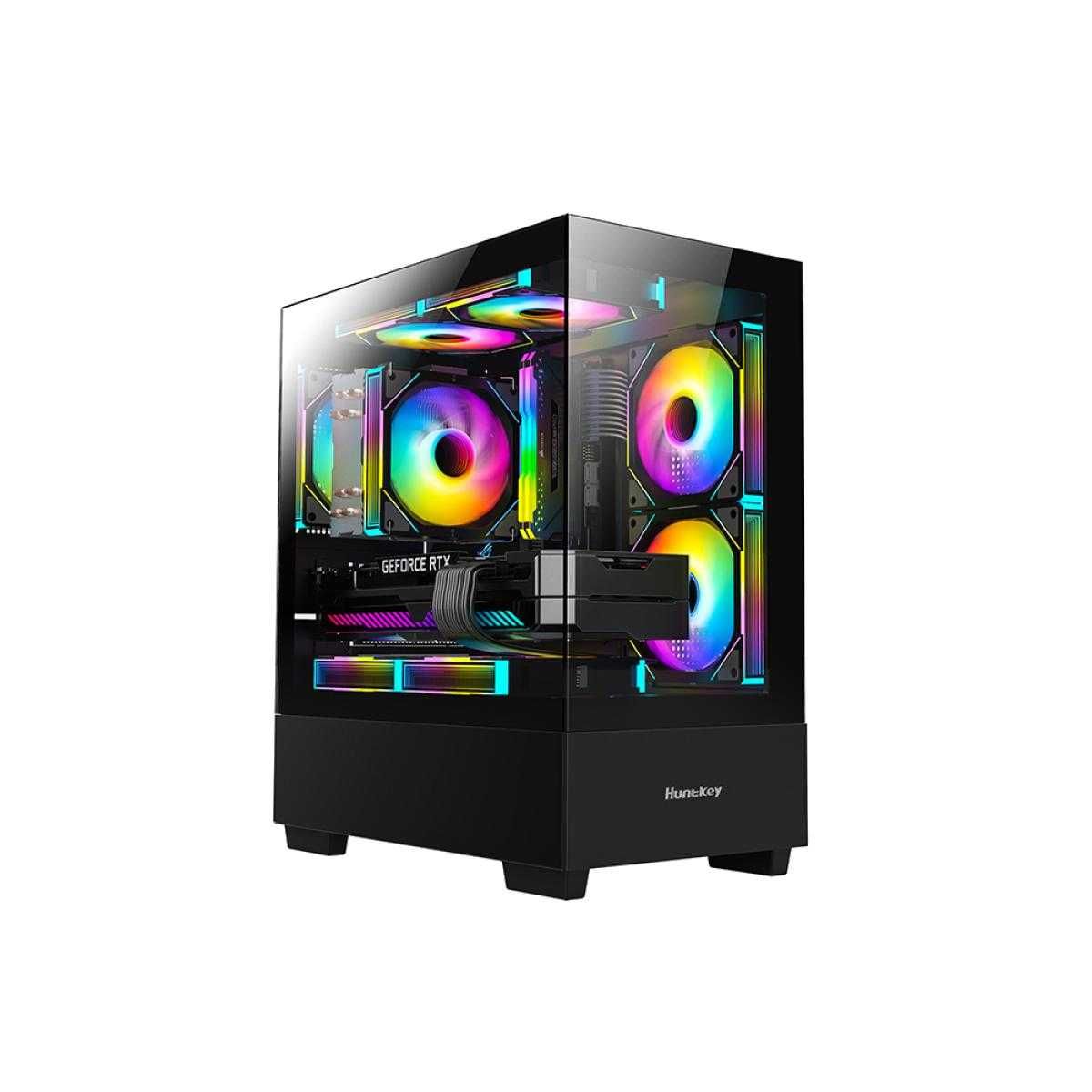 Компьютерный корпус  Huntkey G35 Micro ATX Кулер 3*12см RGB