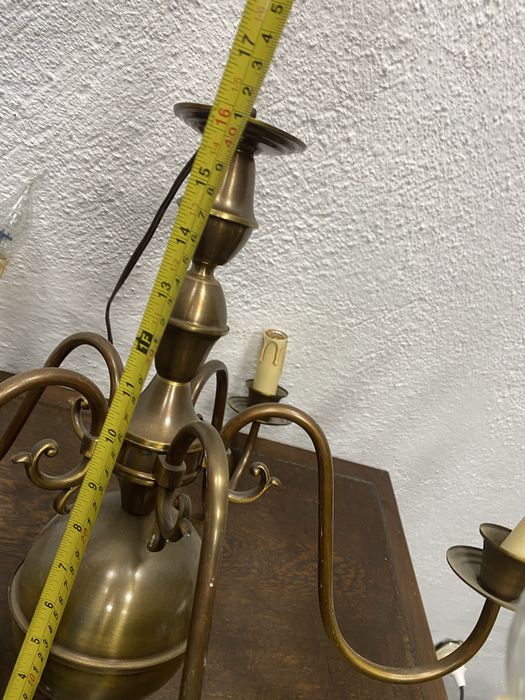 Месингов полилей 5 рамена Dutch Flemish стил Нидерландия