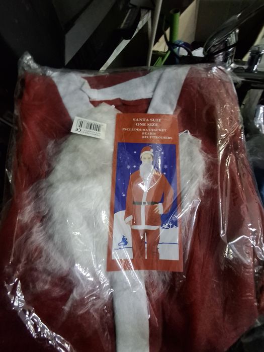 Costum Mos Crăciun 5 piese/set , pt adult, nou în tipla,mărime  în Fot