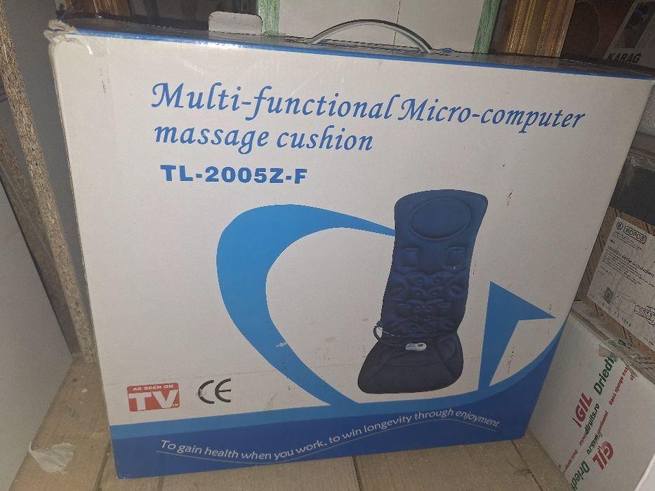 Saltea scaun masaj telecomanda