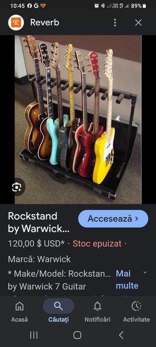 Stand 7 chitare în valiza
