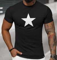 Мъжка  черна тениска