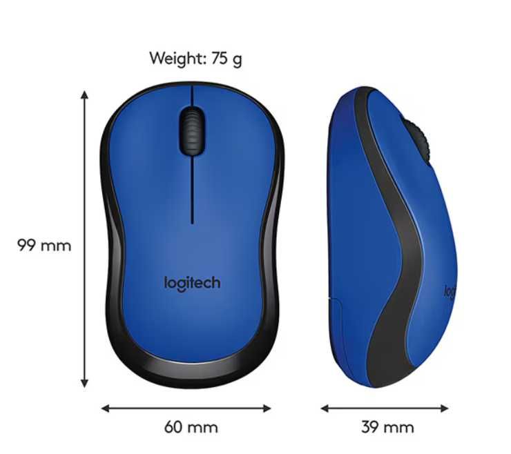 Mouse Logitech M220 albastru in stare buna