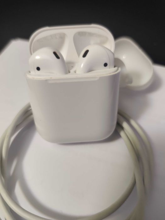 Airpods 2 Apple original cablu și husa