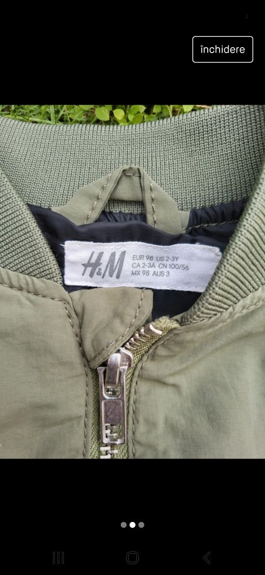 Geaca h&m marimea 98