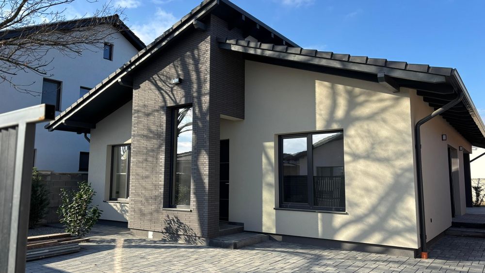 Proprietar vand casa noua pe nivel parter  moderna finisaje premium