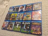 Lot Jocuri Ps4 Fifa Fc25 Fc24 GTA Minecraft Lego MK RDR Cyberpunk