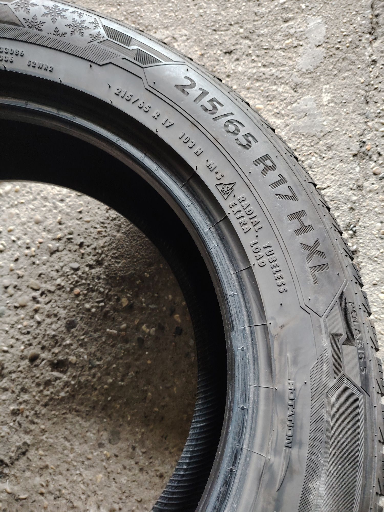 215/65 R17 Barum Polaris5 iarnă M+S DOT 3722