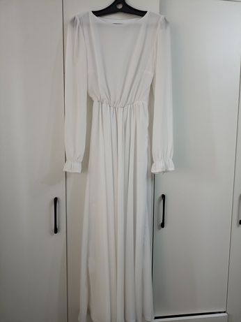 Белое Платье на сырга салу Кыз узату