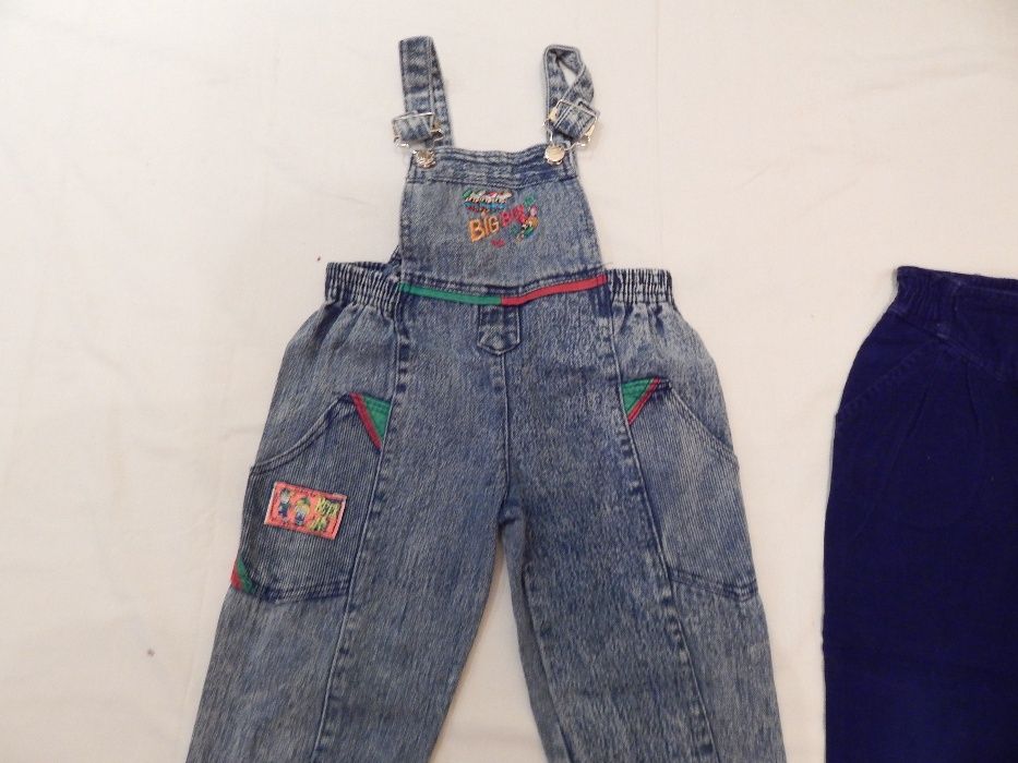 Дънков гащеризон + джинси за момче-2-3 години