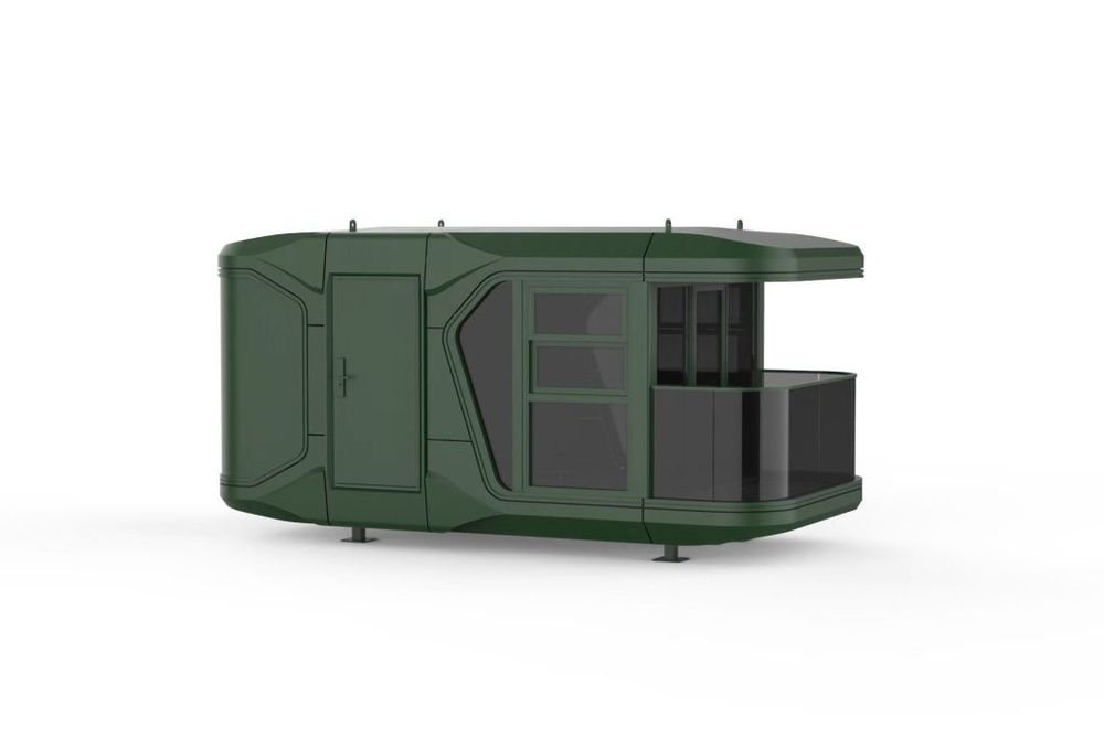 Casa tip Capsula de la View Box Houses - modelul Santorini