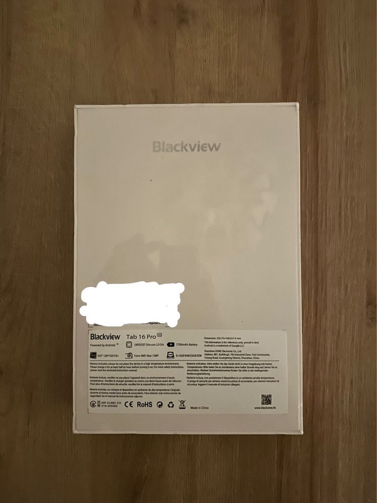 Blackview Tab 16 Pro 8GB/256GB 4G нов не отварян