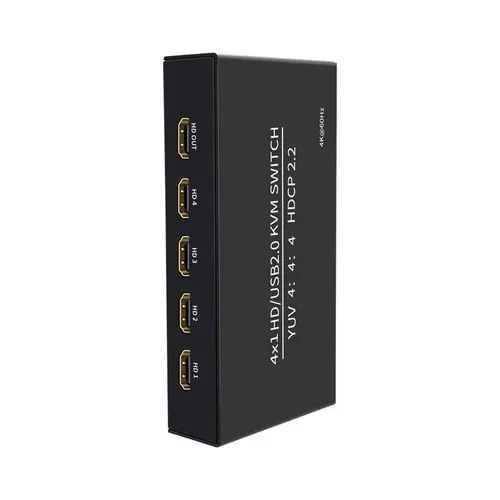 HDMI переключатель 4X1 HDMI+USB, HDMI Switch 4X1 HDMI+USB  4X4X4